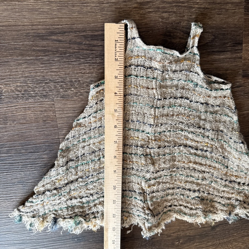 La Bottega Di Brunella Linen Swing Top Toddler Baby Girls Size 2 Italy Luxe NWT - Picture 6 of 12